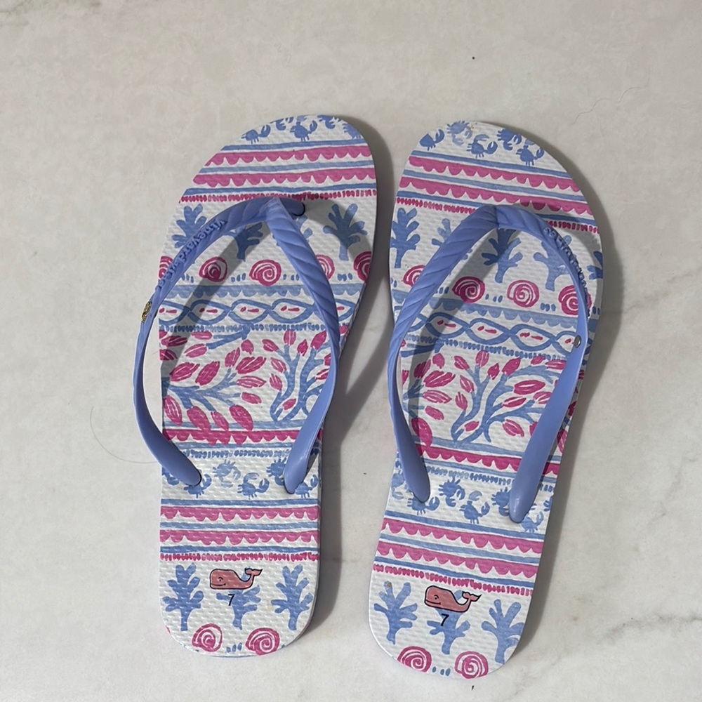 NWOT Vineyard Vines Flip Flops Women’s Size 7